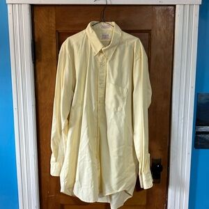 Vintage 70s 80s Sovereign Blue Gray Plaid Button Down Shirt Size L TALL